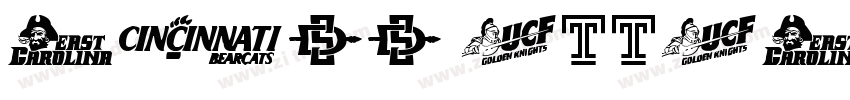 NCAA Illinois Fighti字体转换 NCAA Illinois Fighti字体转换